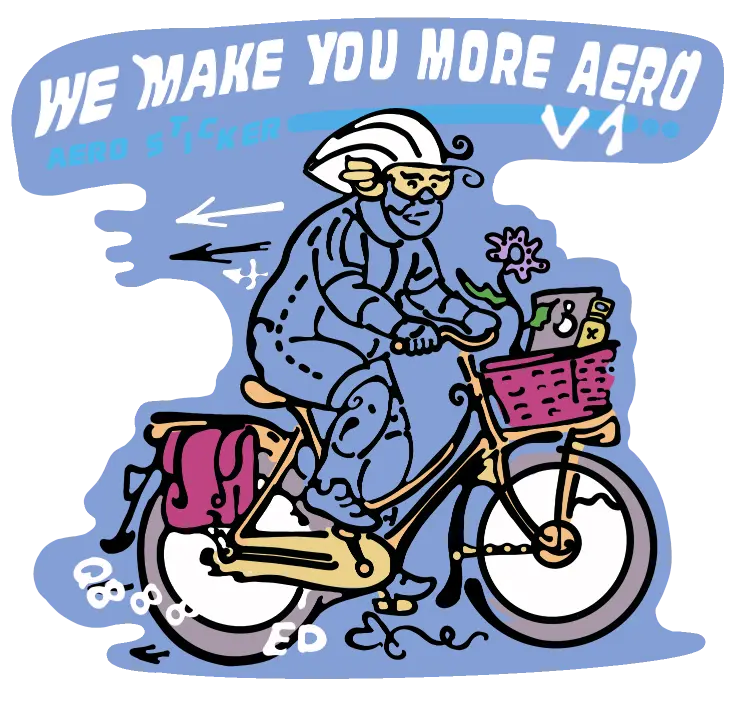AERO V1 public safety edition sticker without the separate blue velocity swoosh