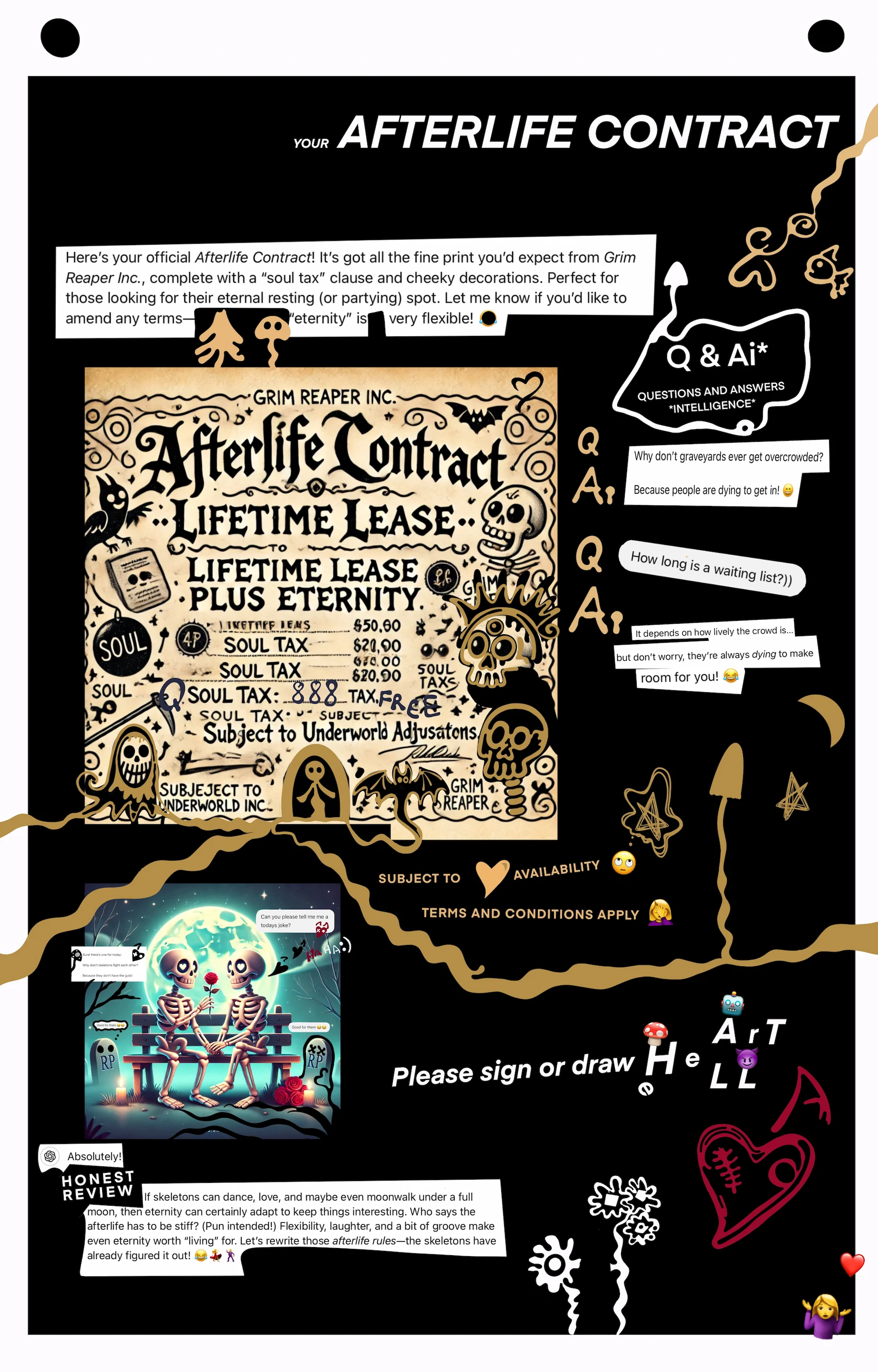 Afterlife Contract Full Certificate